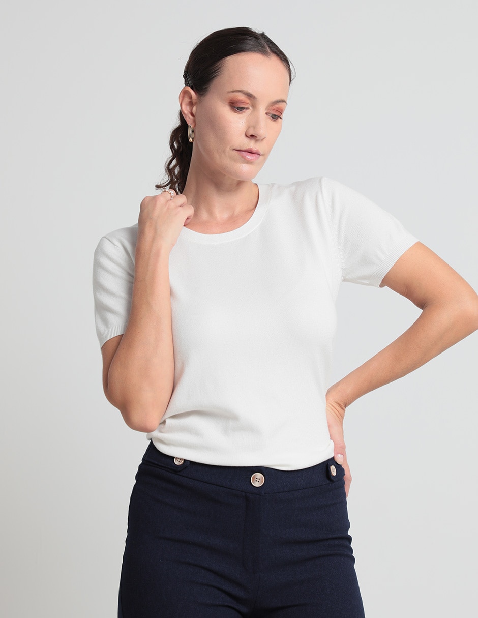 Blusa manga corta para mujer 1