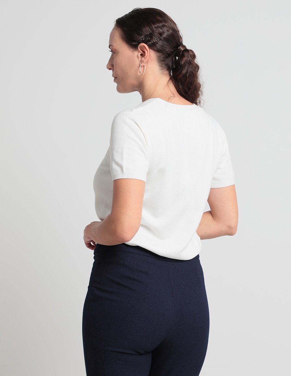 Blusa manga corta para mujer 2