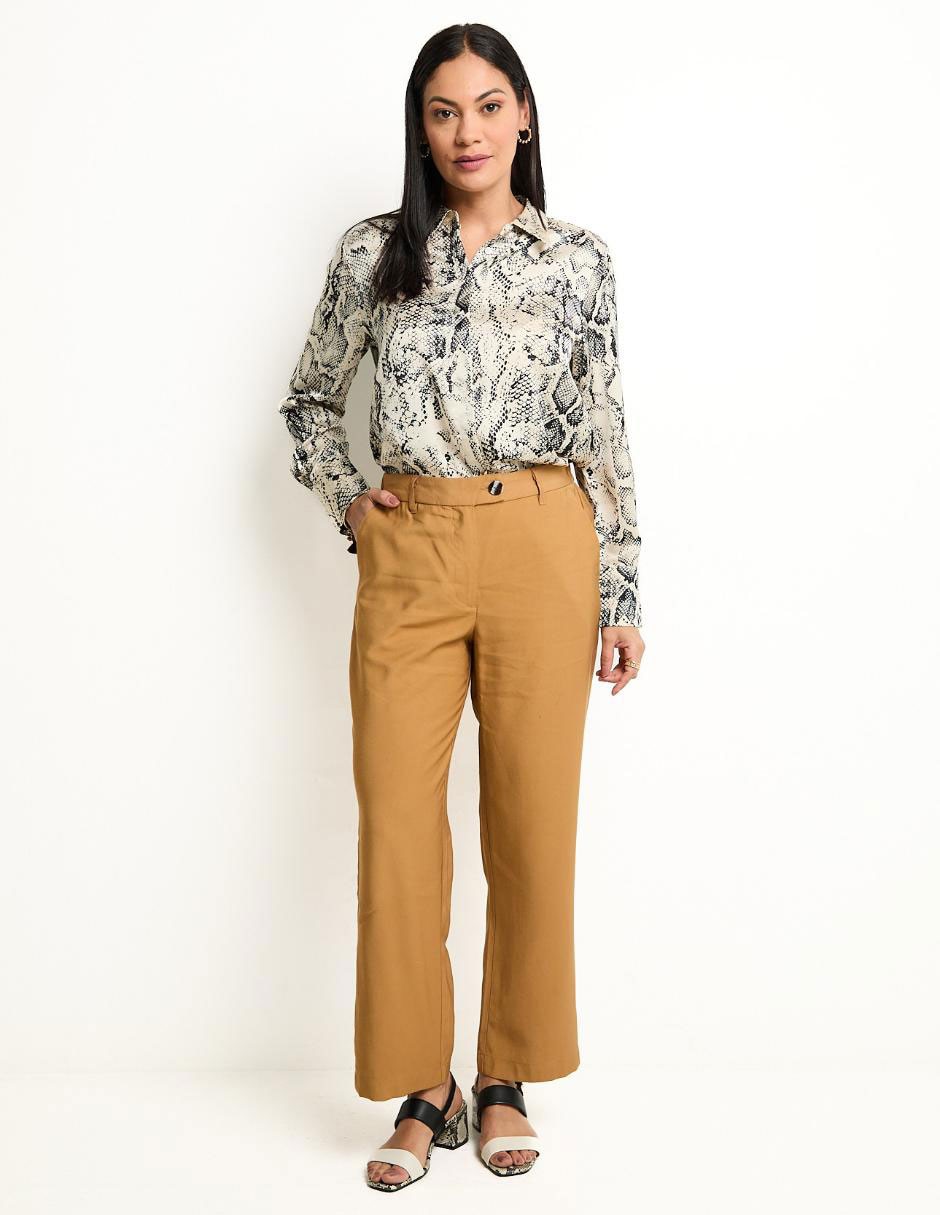 Blusa manga larga para mujer