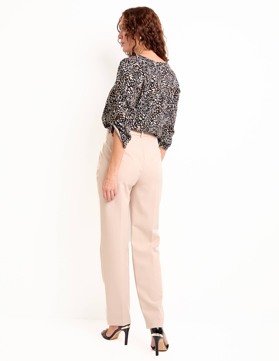 Pantalón de vestir regular para mujer 4