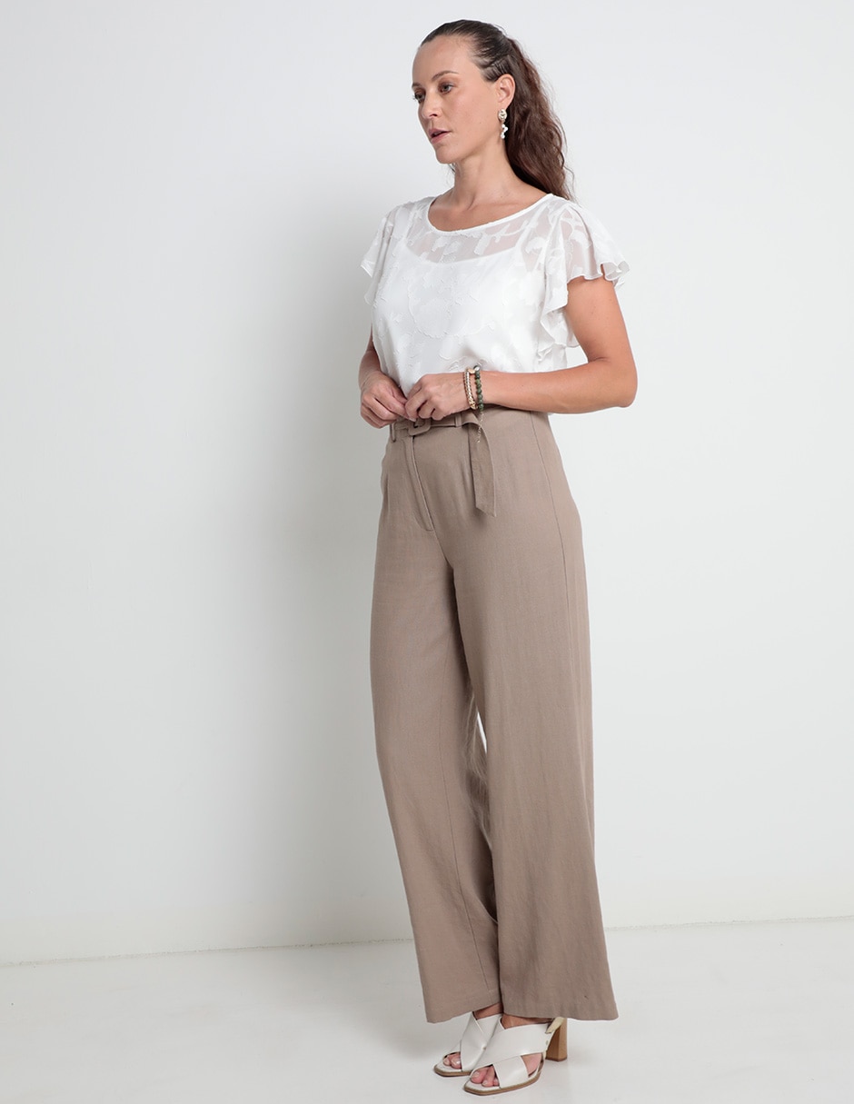 Blusa manga corta para mujer
