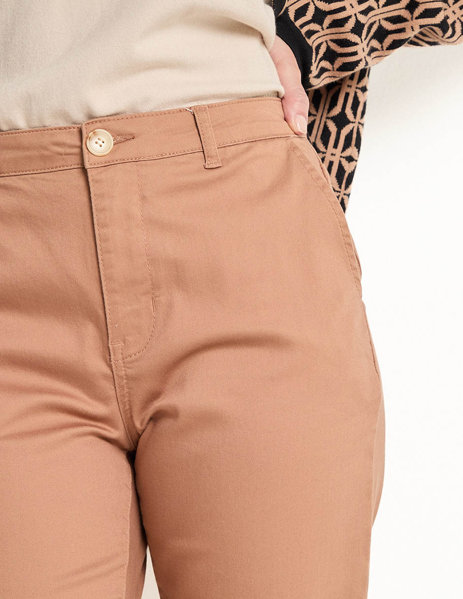 Pantalón capri slim para mujer 2