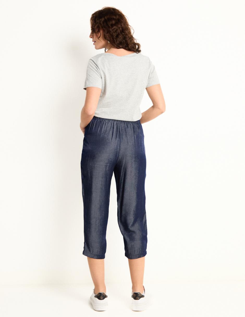 Pantalón capri straight para mujer 4