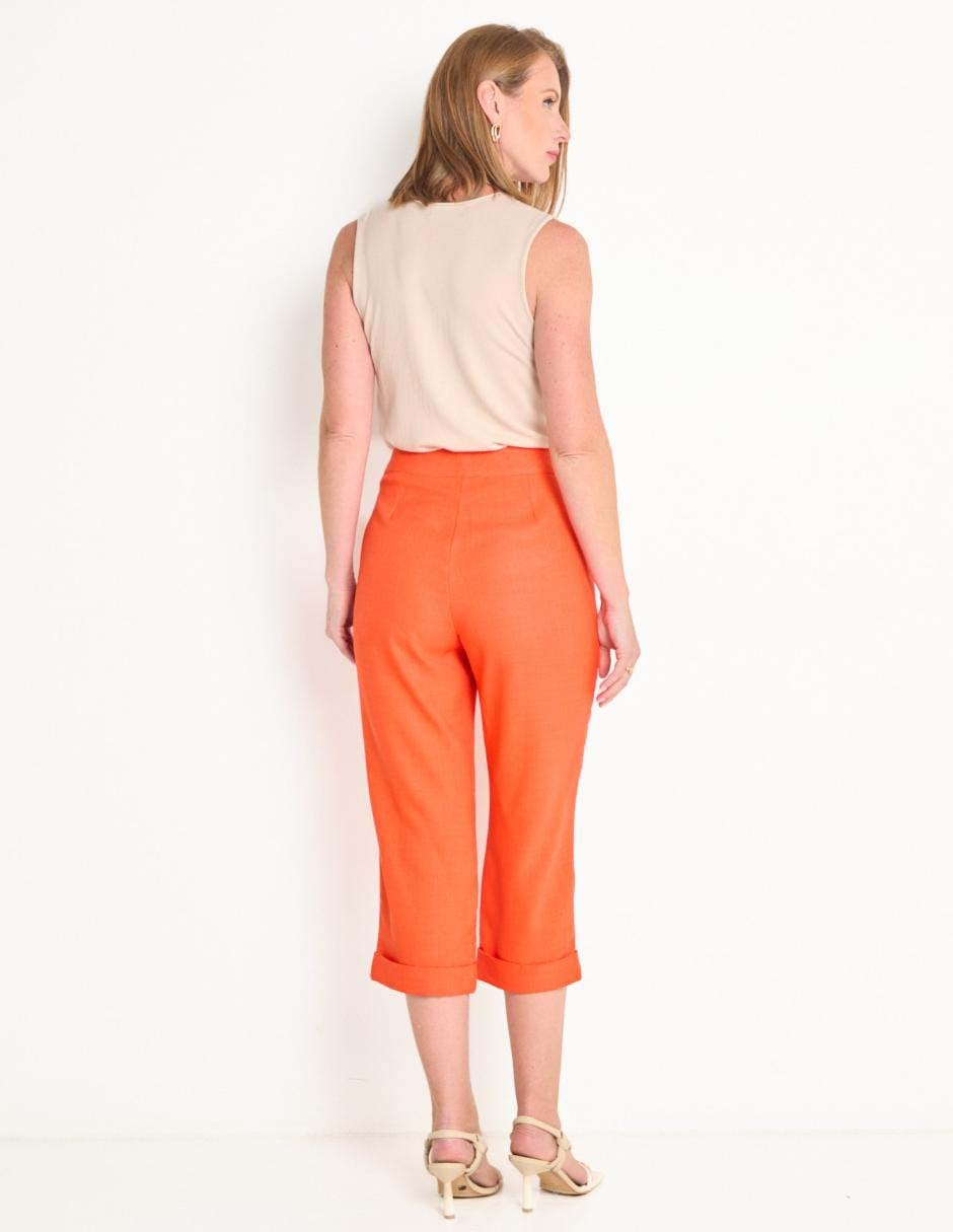 Pantalón capri slim para mujer 4