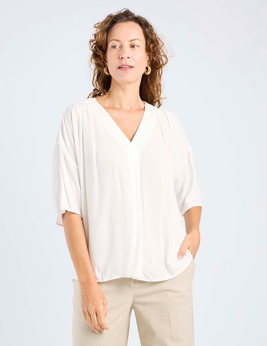 Blusa manga al codo para mujer Blusa manga al codo para mujer