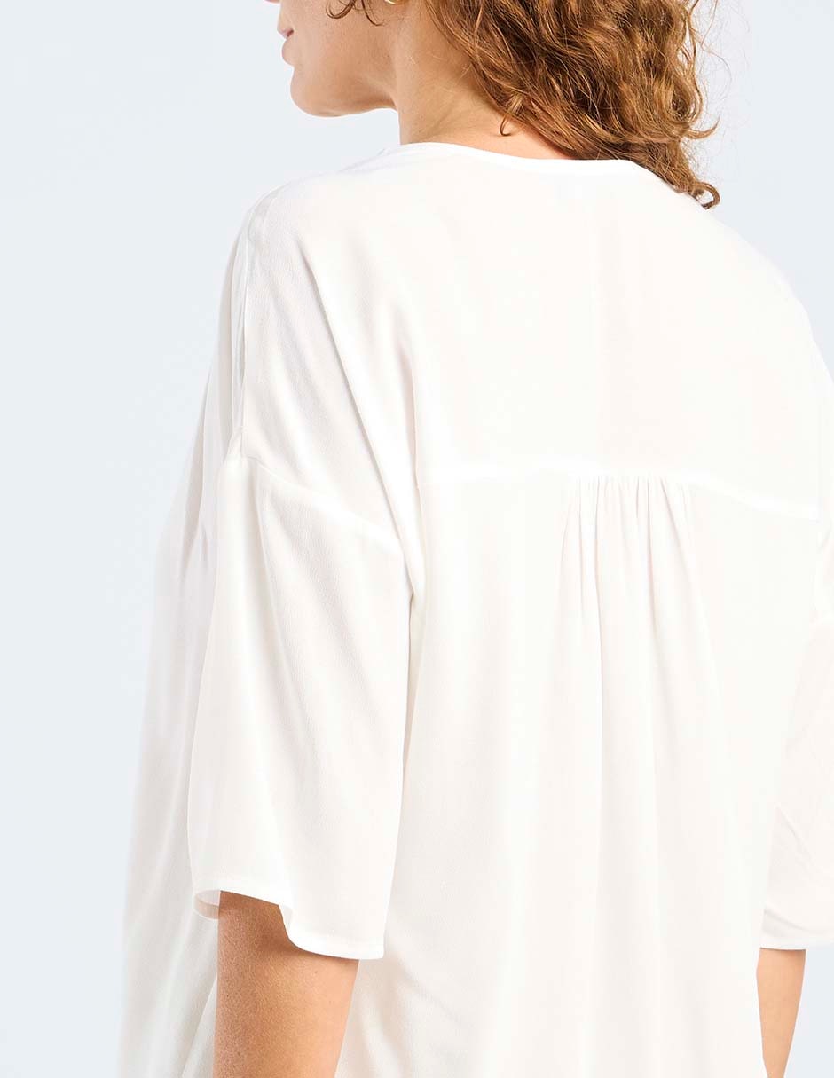 Blusa manga al codo para mujer 2