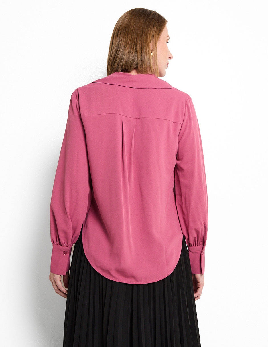 Blusa manga larga para mujer 4
