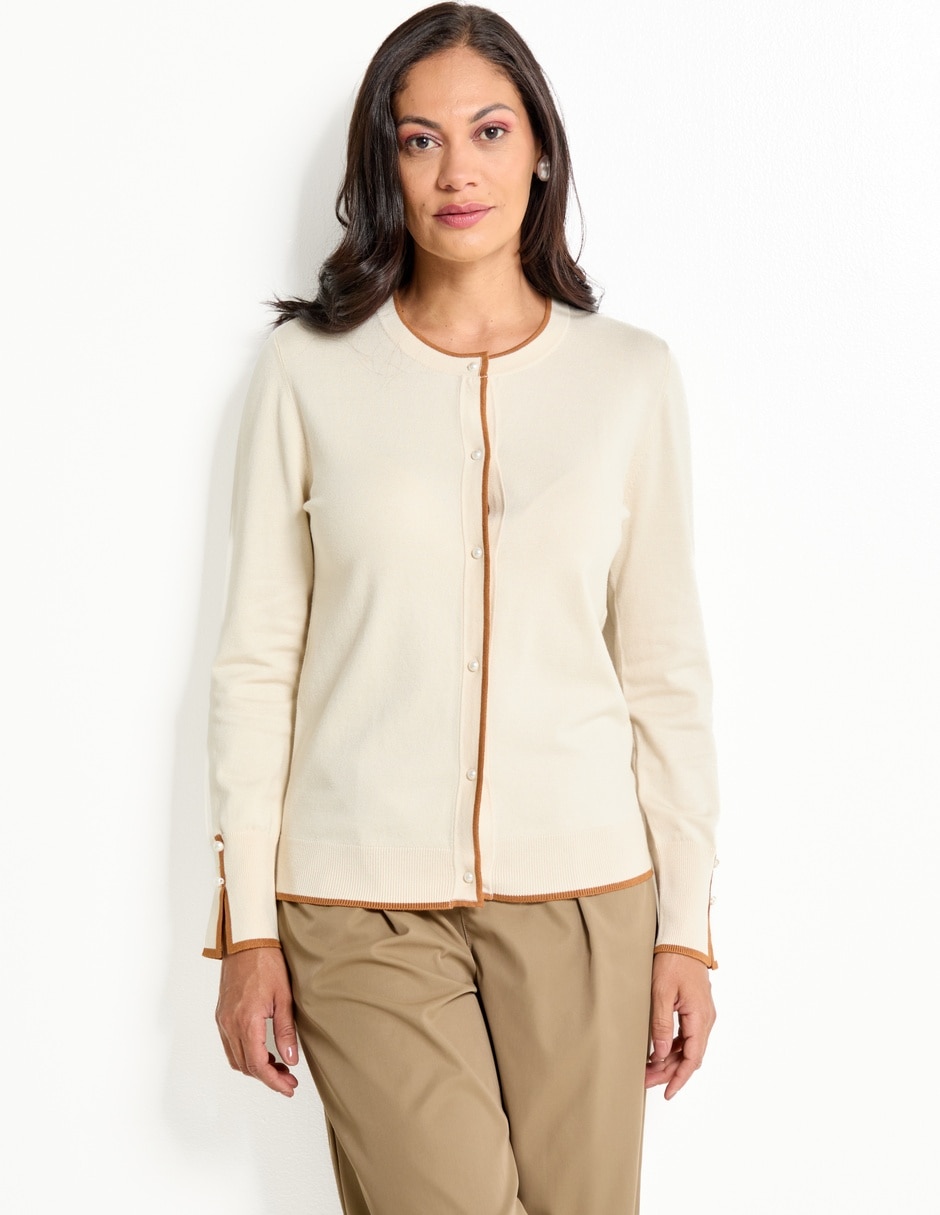 Suéter cuello redondo para mujer Suéter cuello redondo para mujer