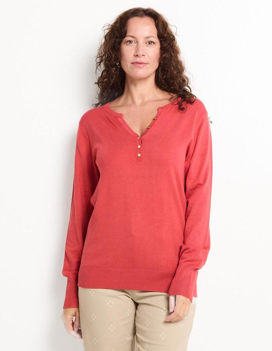 Suéter cuello V para mujer Suéter cuello V para mujer