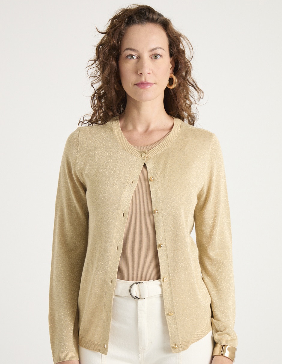 Suéter cuello redondo para mujer Suéter cuello redondo para mujer