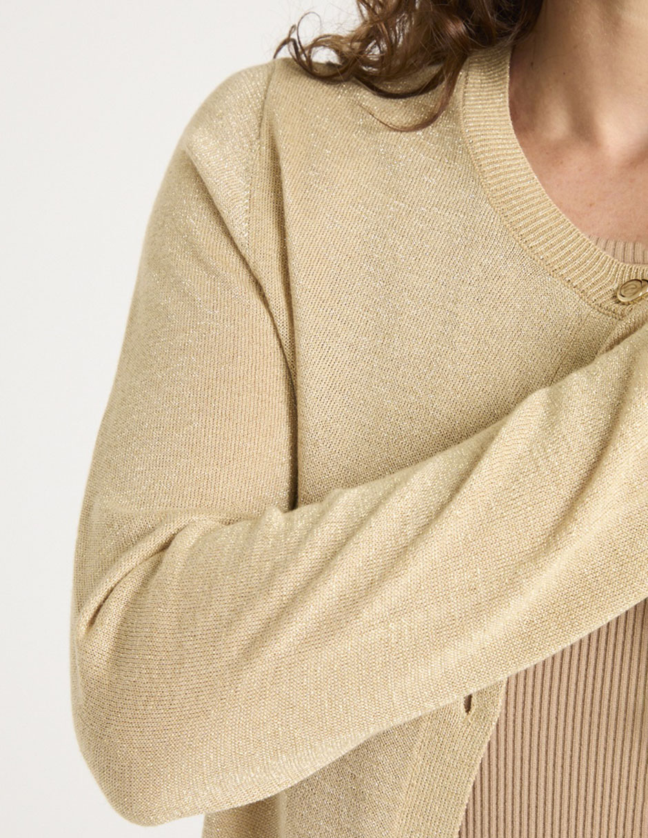 Suéter cuello redondo para mujer