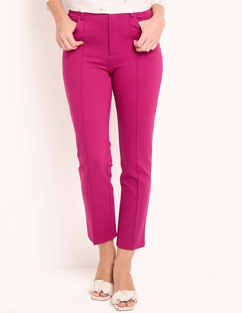 Pantalón de vestir slim para mujer Pantalón de vestir slim para mujer