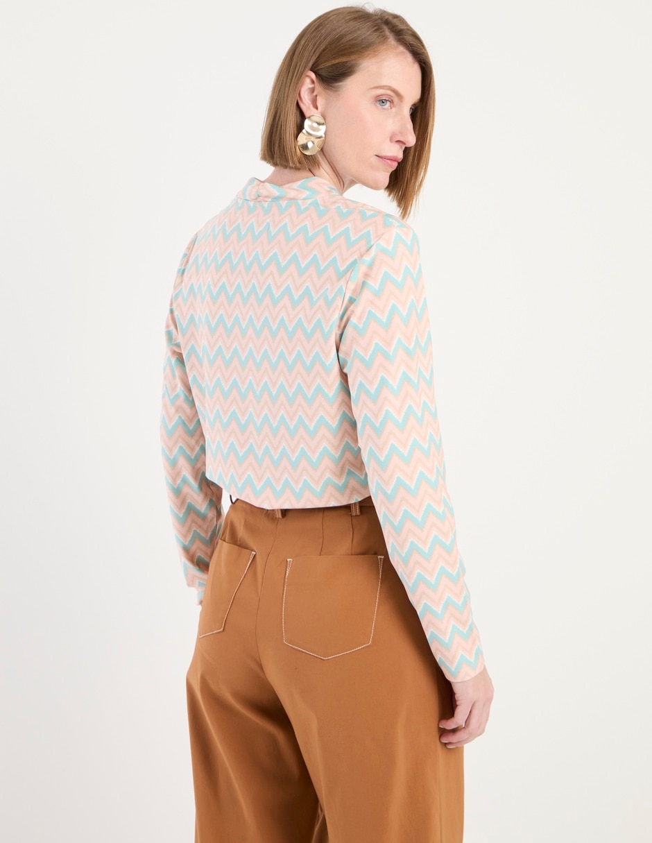 Blusa manga larga para mujer 5
