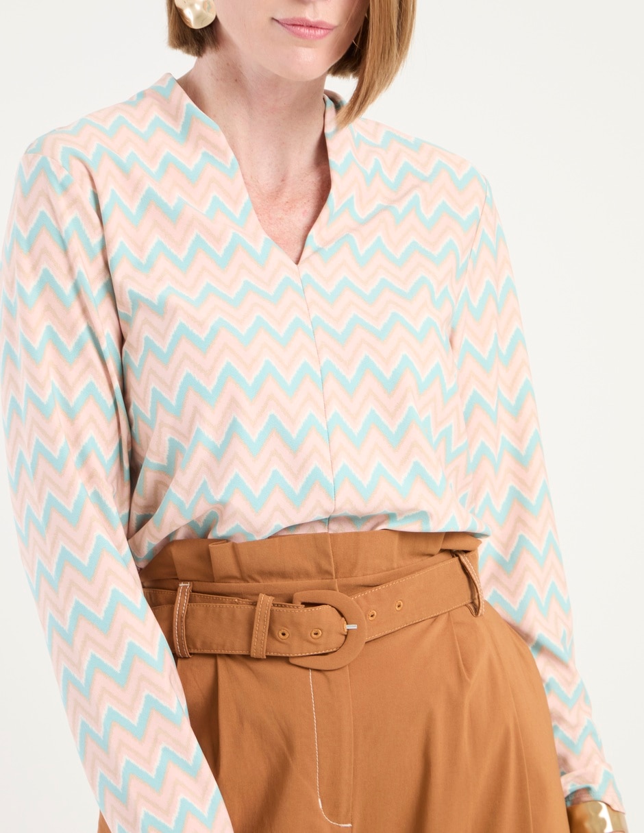 Blusa manga larga para mujer 3