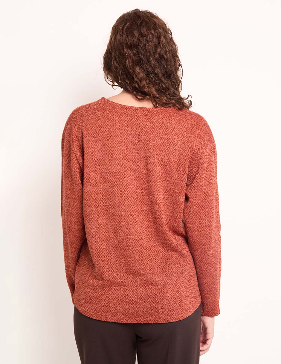 Blusa Morethanangels manga larga para mujer 4