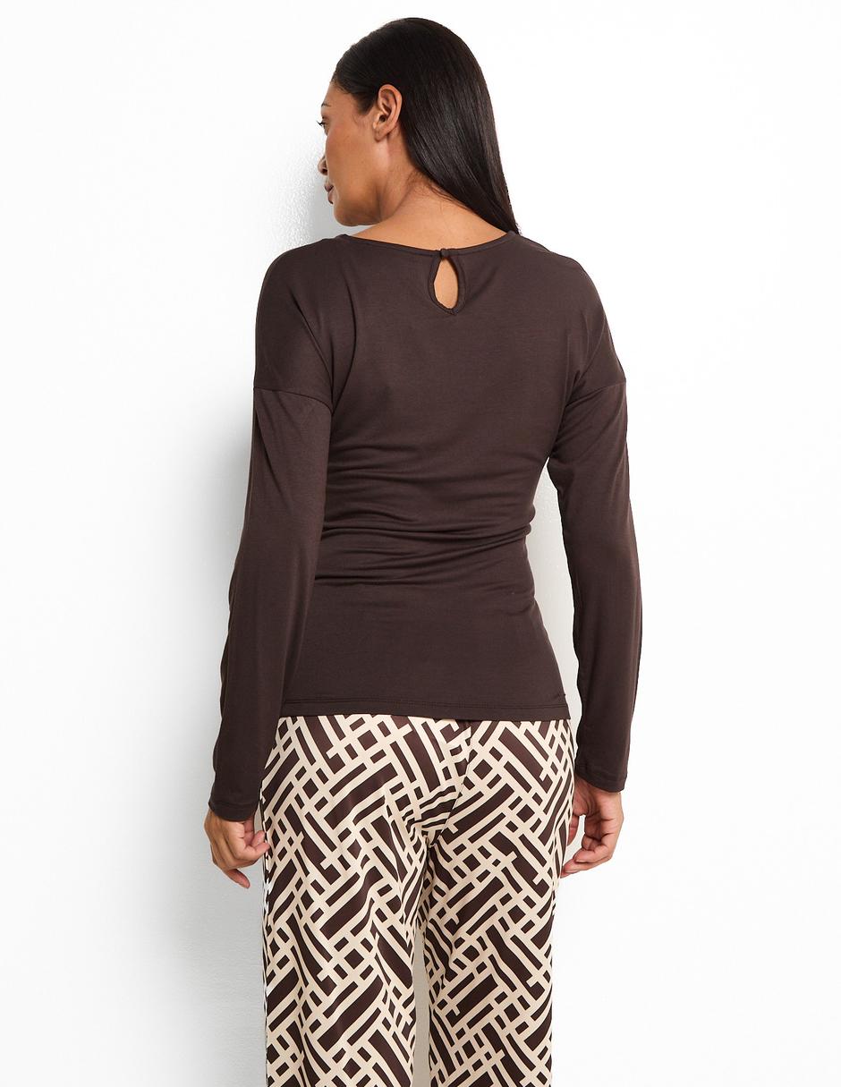 Blusa Morethanangels manga larga para mujer