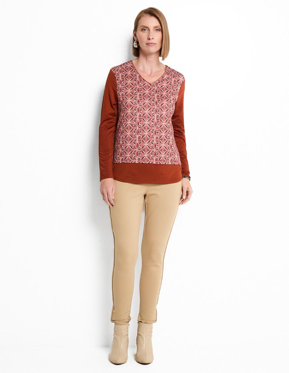 Blusa Morethanangels manga larga para mujer