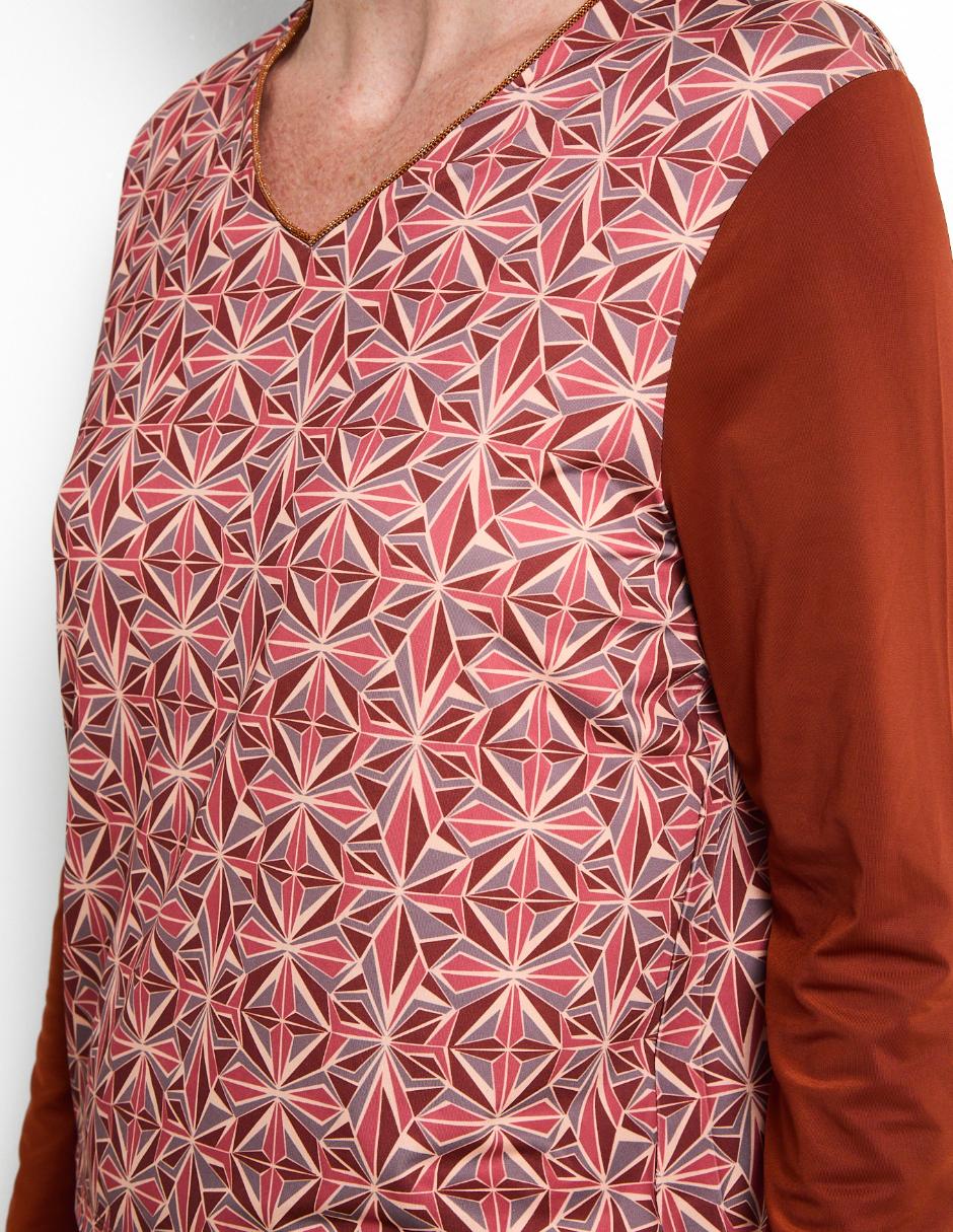 Blusa Morethanangels manga larga para mujer