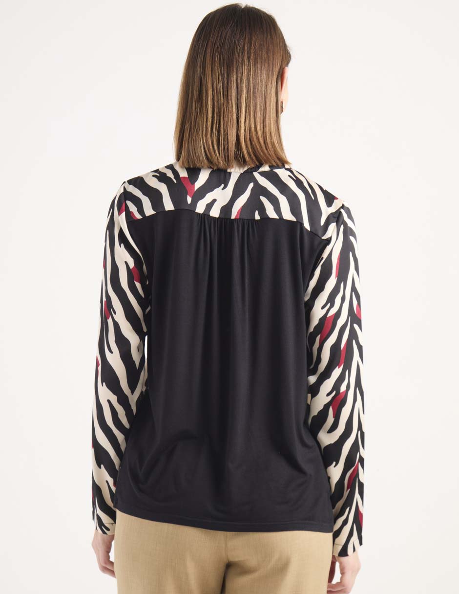Blusa manga larga para mujer 5