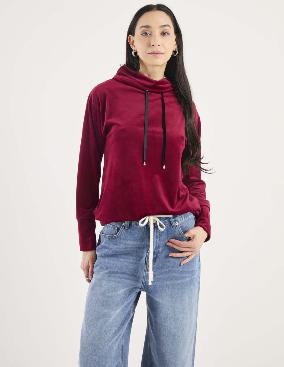 Sudadera con capucha para mujer