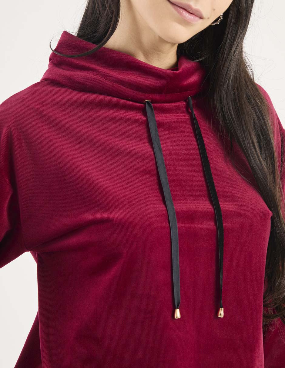 Sudadera con capucha para mujer
