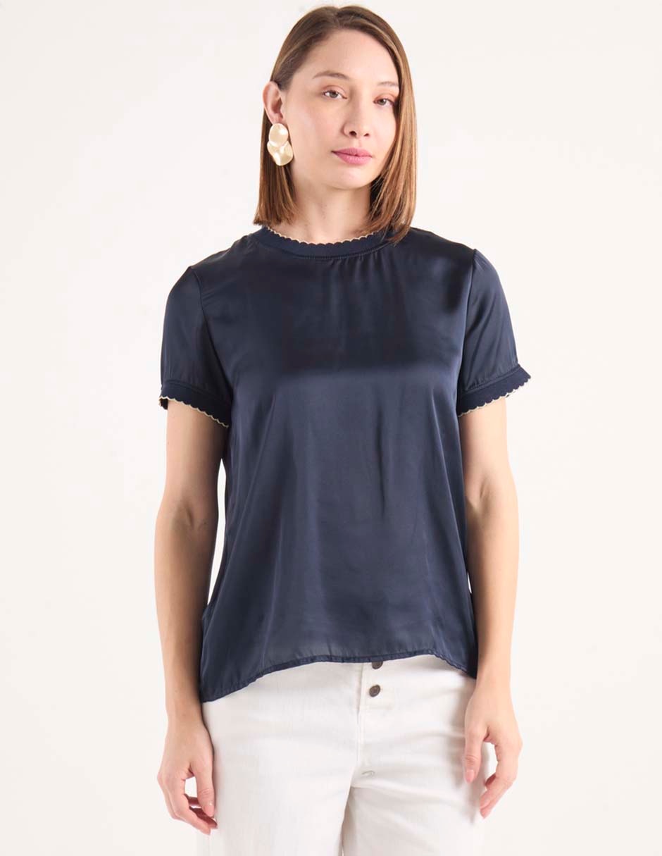 Blusa manga corta para mujer 1