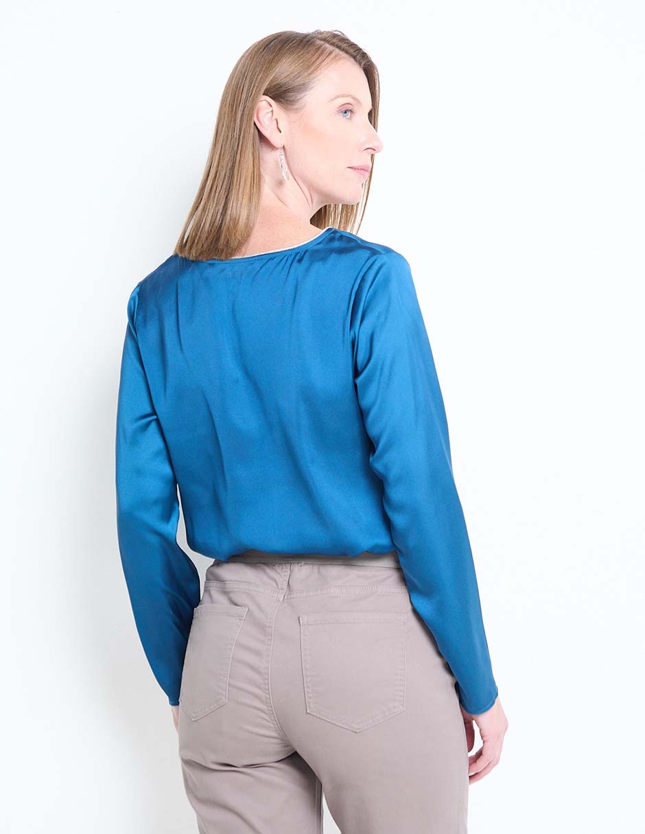 Blusa manga larga para mujer 2