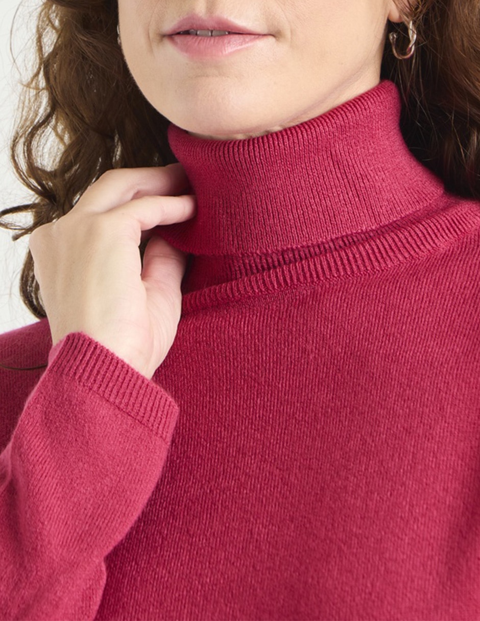 Suéter cuello tortuga para mujer 3