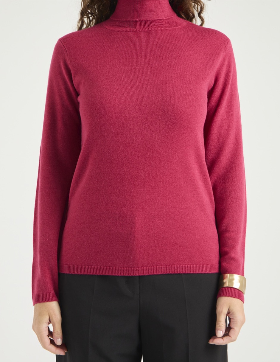 Suéter cuello tortuga para mujer 2