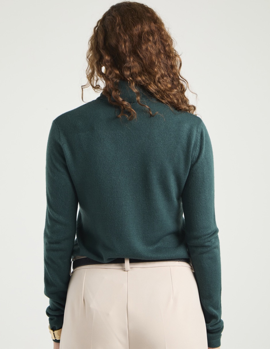 Suéter cuello tortuga para mujer 5