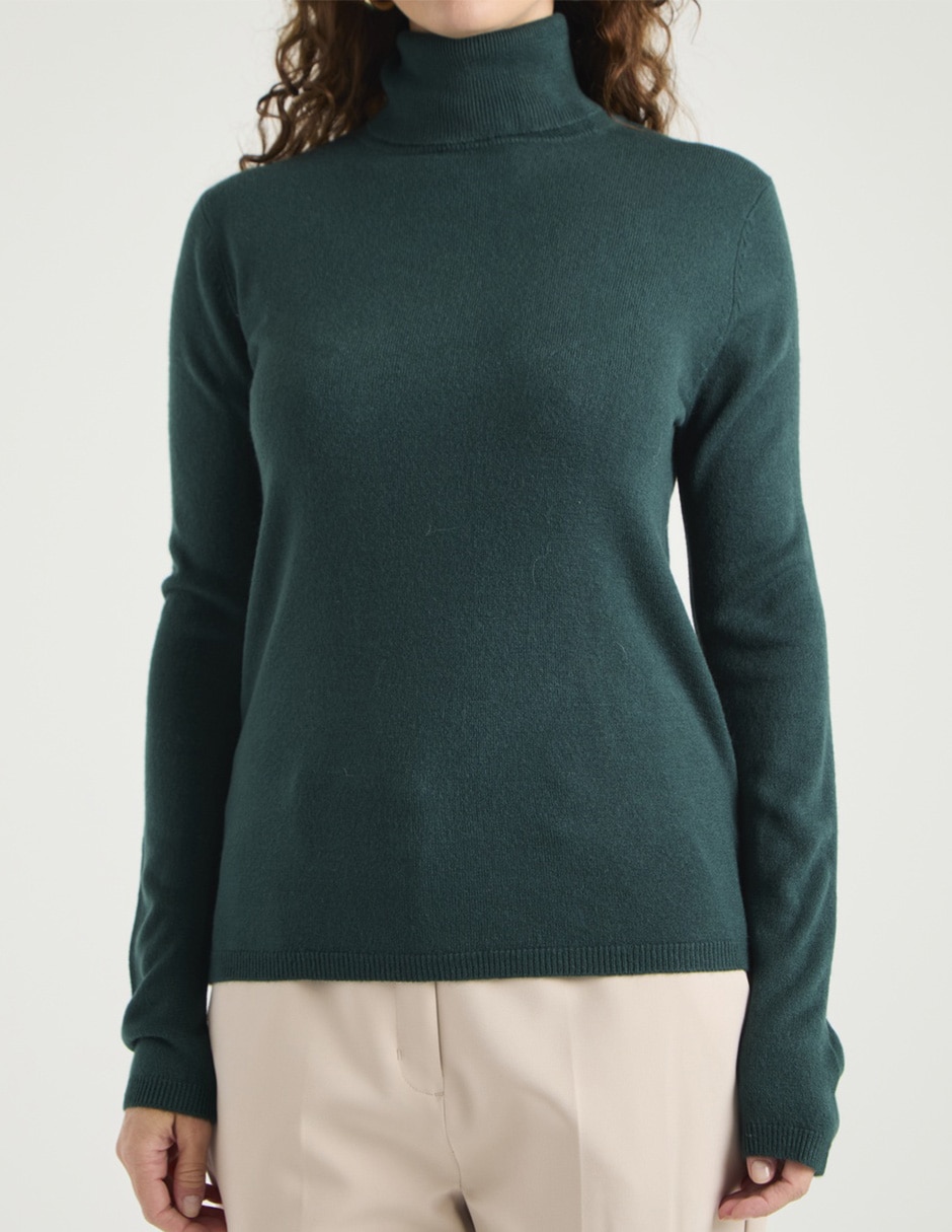 Suéter cuello tortuga para mujer 2