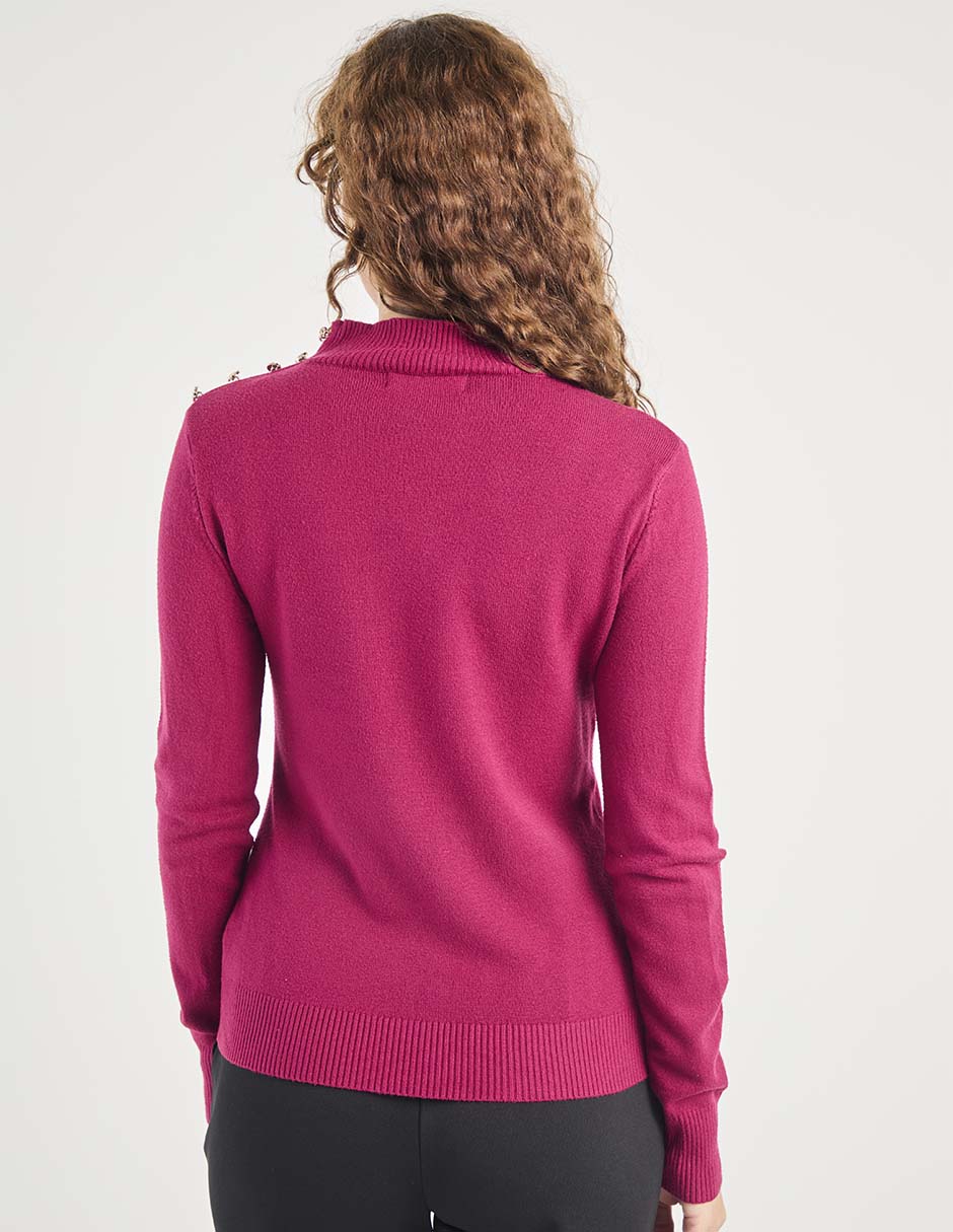 Suéter cuello alto para mujer 6