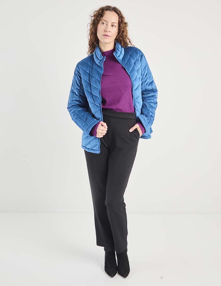 Suéter cuello redondo para mujer 5