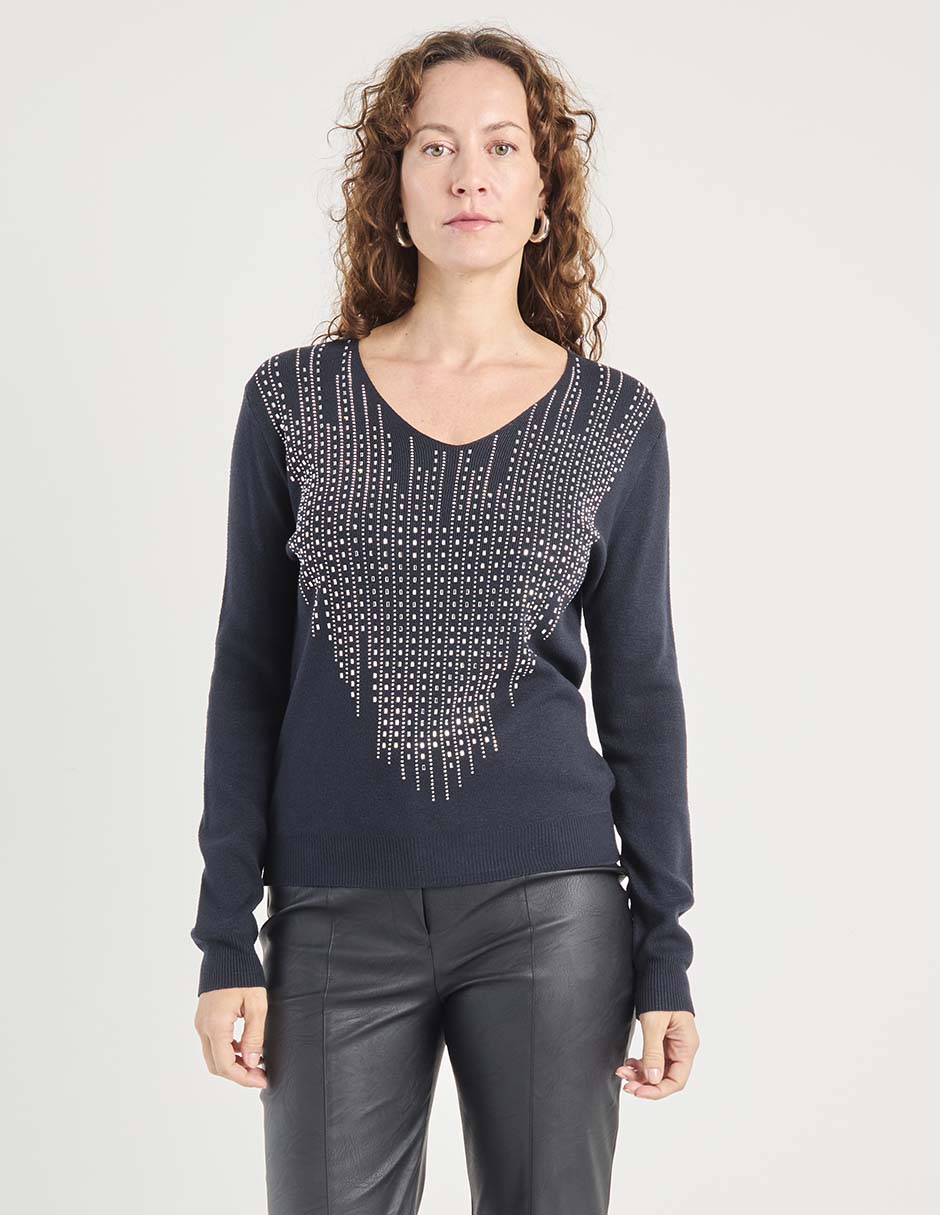 Suéter cuello redondo para mujer Suéter cuello redondo para mujer