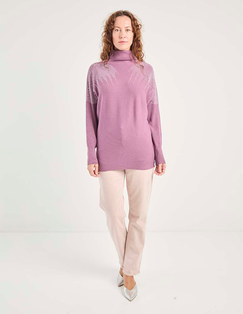 Suéter cuello tortuga para mujer 6