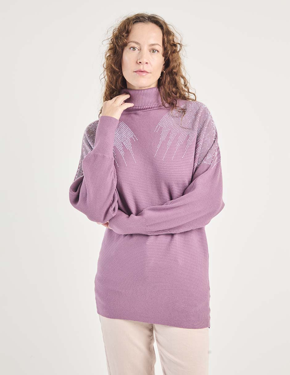Suéter cuello tortuga para mujer 5