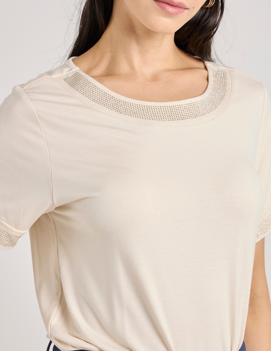 Blusa manga corta para mujer 9