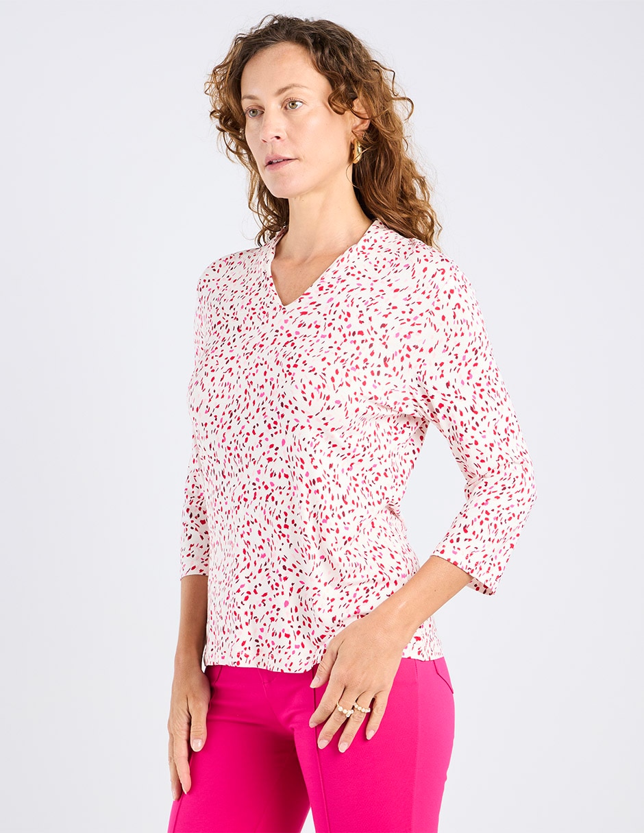 Blusa manga 3/4 para mujer 1