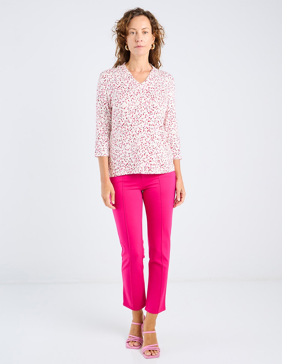 Blusa manga 3/4 para mujer 7