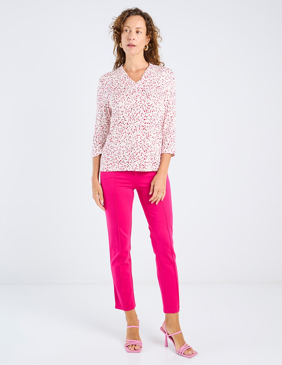 Blusa manga 3/4 para mujer 8