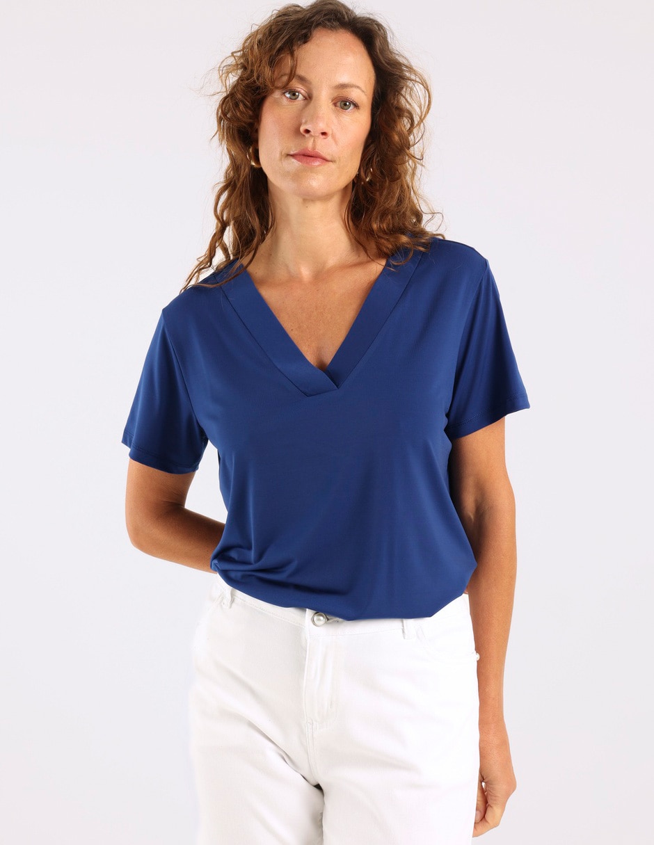 Blusa manga corta para mujer 1