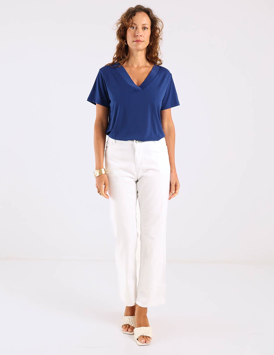 Blusa manga corta para mujer 9