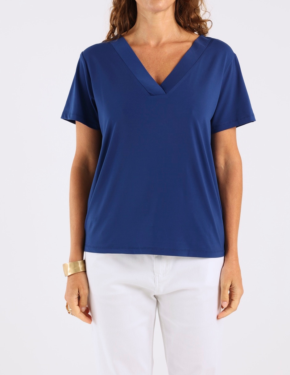 Blusa manga corta para mujer 13