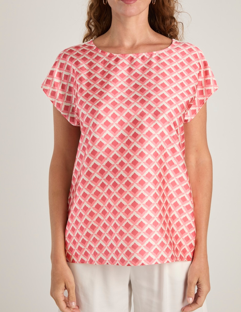 Blusa La Mode manga corta para mujer