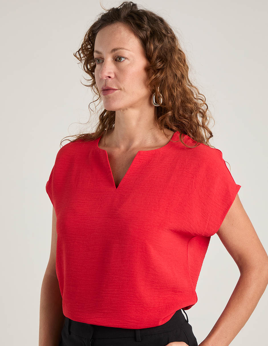 Blusa manga corta para mujer 1