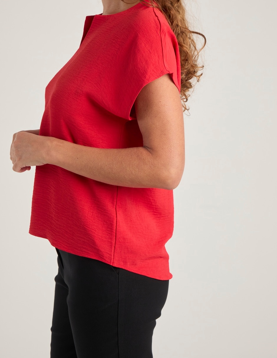 Blusa manga corta para mujer 9