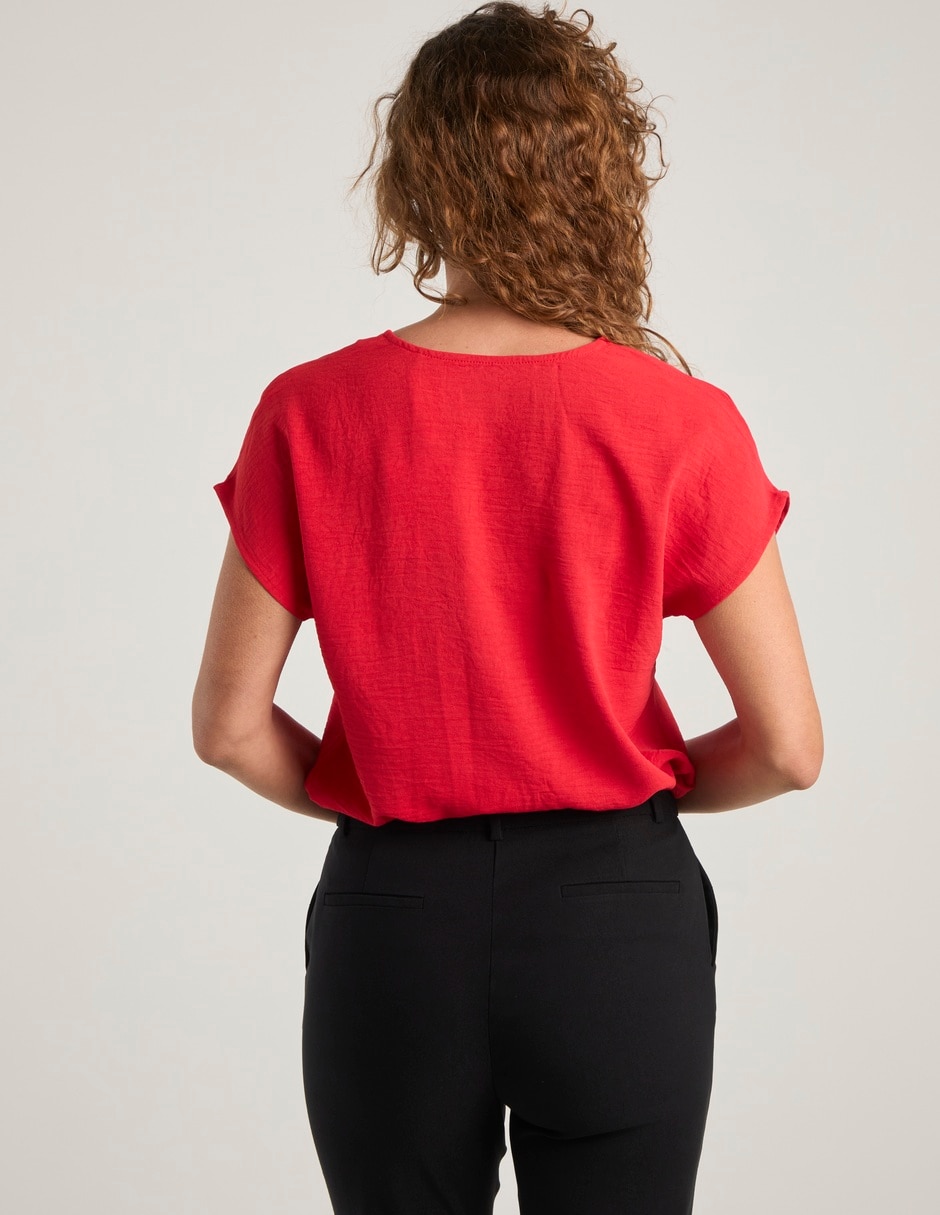 Blusa manga corta para mujer 10