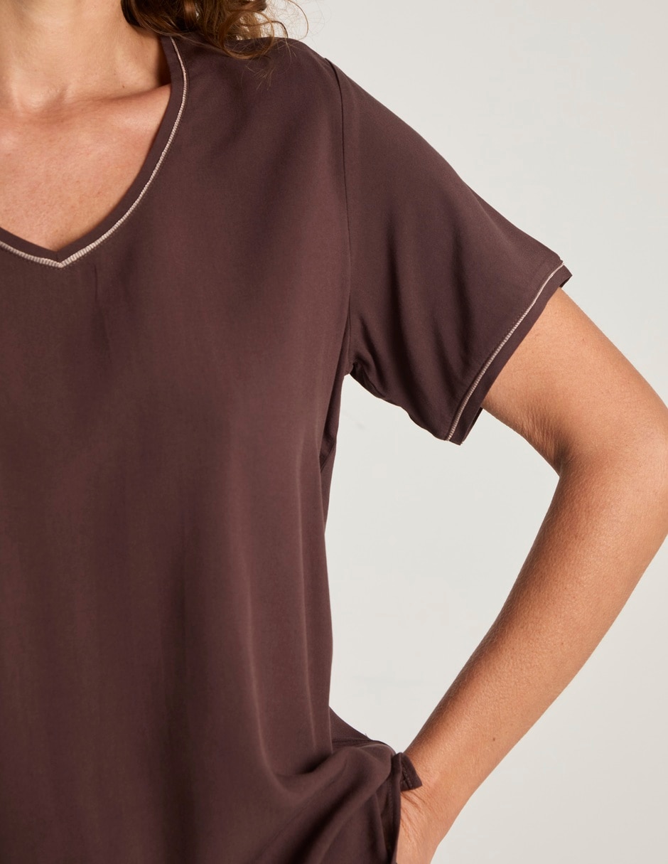 Blusa manga corta para mujer 10