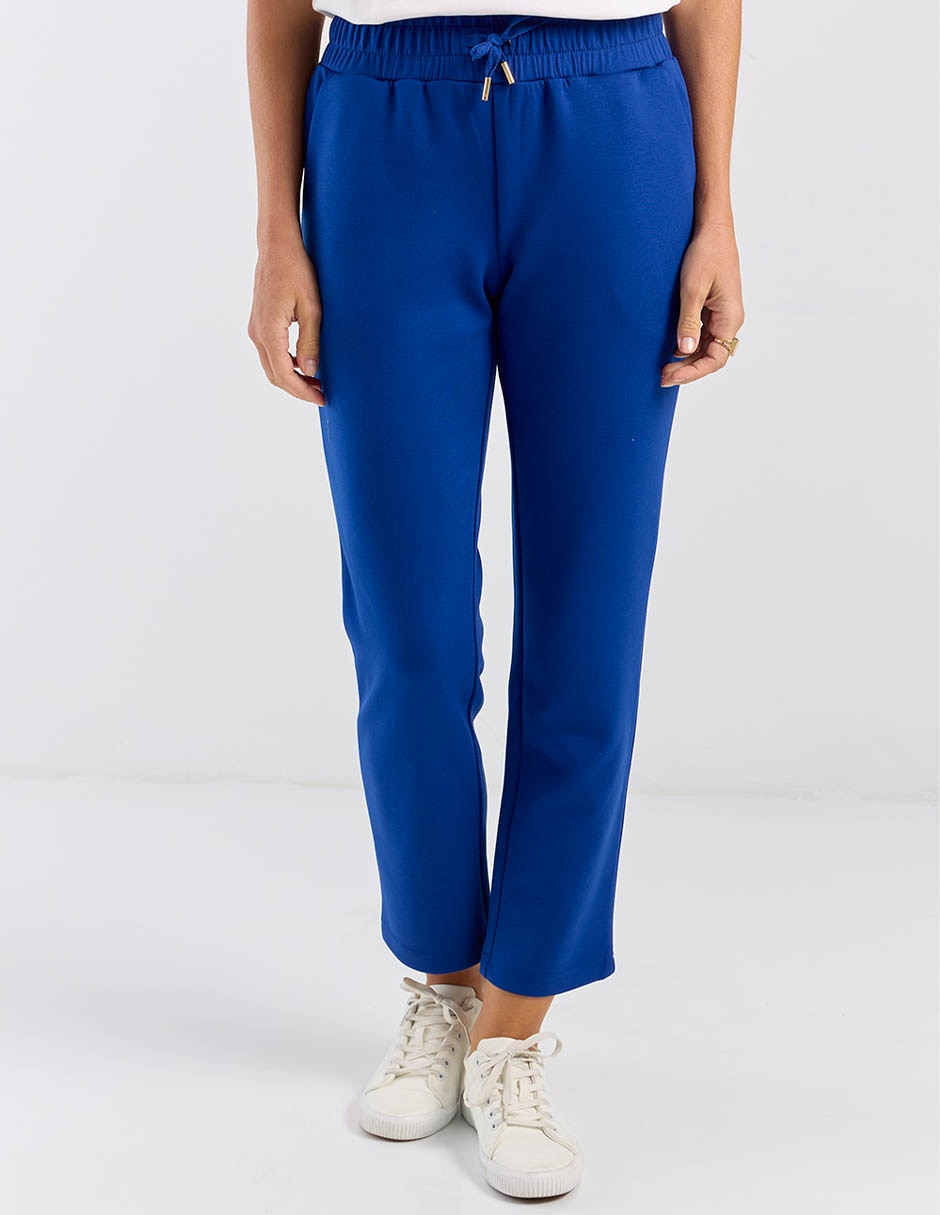 Pants slim con jareta para mujer 5