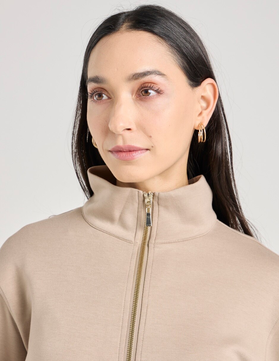 Sudadera con bolsillos para mujer 4